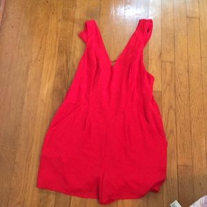 Express red romper
